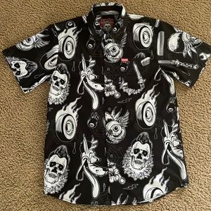 Dixxon “Ratrod” party shirt mens small